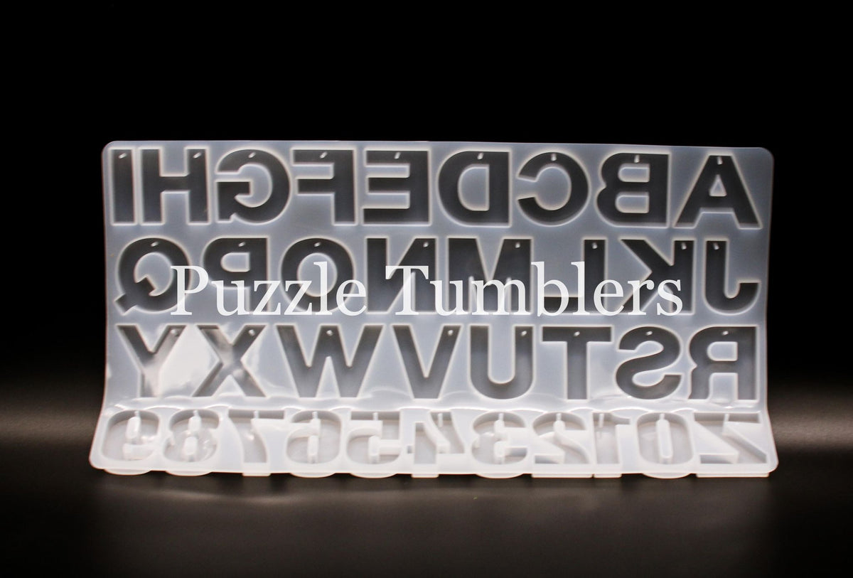 REVERSE ALPHABET MOLD CLEAR – Puzzle Tumblers