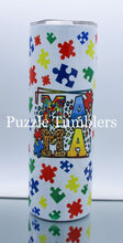 Load image into Gallery viewer, AUTISM MAMA 20OZ CUSTOM TUMBLER - READY TO SHIP