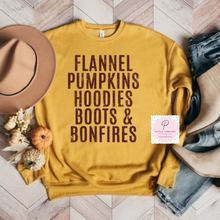 Load image into Gallery viewer, Flannel Pumpkins Hoodies (Maroon Ink) *Screen Print Transfer*