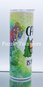 CAMPING 20OZ CUSTOM TUMBLER - READY TO SHIP