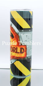 DINOSAUR TUMBLER - 20OZ CUSTOM TUMBLER - READY TO SHIP