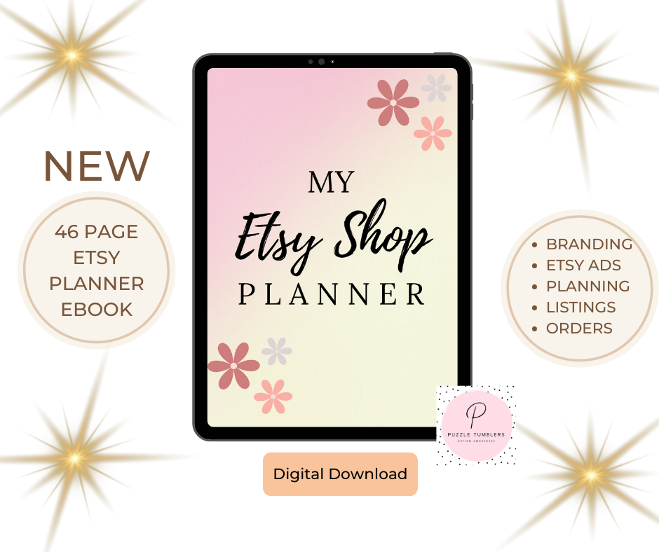 Etsy Shop Digital Planner for Beginners | 46 Pages of Essential Tools & Tips | PDF