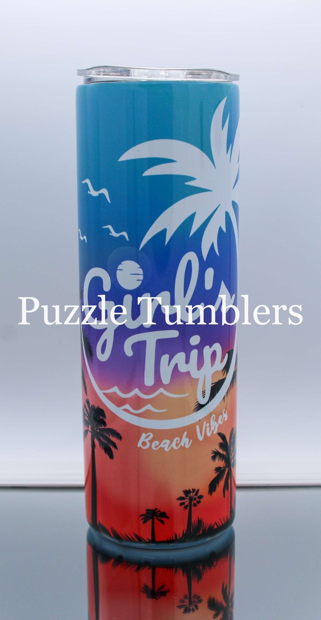 GIRLS TRIP VACATION - 20OZ CUSTOM TUMBLER - READY TO SHIP