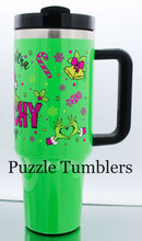 Load image into Gallery viewer, LIME HOLIDAY CHRISTMAS TUMBLER - 40OZ GENERIC CUSTOM TUMBLER - READY TO SHIP