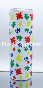 AUTISM MAMA - 20OZ CUSTOM TUMBLER - READY TO SHIP