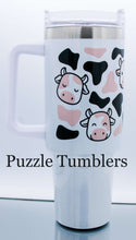 Load image into Gallery viewer, MOO MOO FARM THEMED- 40OZ GENERIC CUSTOM TUMBLER - READY TO SHIP