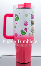 Load image into Gallery viewer, MERRY MERRY MERRY XMAS PINK OMBRE SHIMMER - 40OZ GENERIC CUSTOM TUMBLER - READY TO SHIP