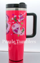 Load image into Gallery viewer, BOUGIE ON THE OUTSIDE HOT PINK - 40OZ GENERIC CUSTOM TUMBLER - READY TO SHIP