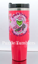 Load image into Gallery viewer, BOUGIE ON THE OUTSIDE HOT PINK - 40OZ GENERIC CUSTOM TUMBLER - READY TO SHIP