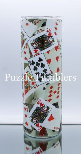 GAME OF CARDS - 20OZ CUSTOM TUMBLER - READY TO SHIP