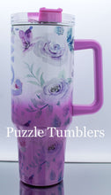 Load image into Gallery viewer, MOM PURPLE OMBRE SHIMMER - 40OZ GENERIC CUSTOM TUMBLER - READY TO SHIP