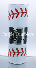 Load image into Gallery viewer, MAMA SOFTBALL BASEBALL - 20OZ CUSTOM TUMBLER - READY TO SHIP