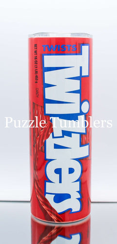 RED CANDY LICORICE- 20OZ CUSTOM TUMBLER - READY TO SHIP