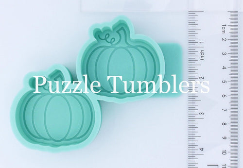 CUSTOM MOLD:  Double Pumpkin Car Scent Mold *May have a 14 Day Shipping Delay (F38)