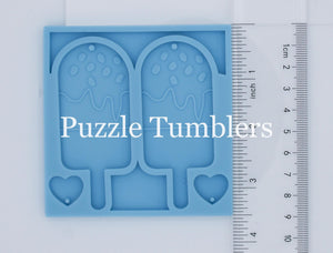 DUO POPSICLE & HEART MOLD