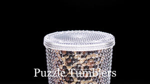 24OZ LEOPARD STUDDED TUMBLER - NO LOGO