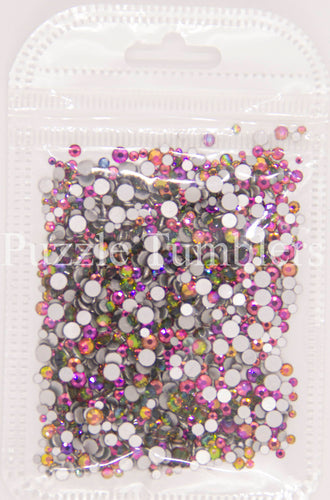 Genie Crystal Ss20 Rainbow Glass Rhinestones 1440 Pcs Pack, 10 Gross 5mm  Flatback Rhinestone for Tumbler Cup, Shoes, DIY Craft, Glitter Decoration