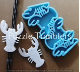 NEW - LOBSTER STRAW TOPPER - NEW MOLD