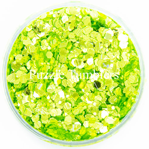 PERIDOT - CHUNKY MIX GLITTER