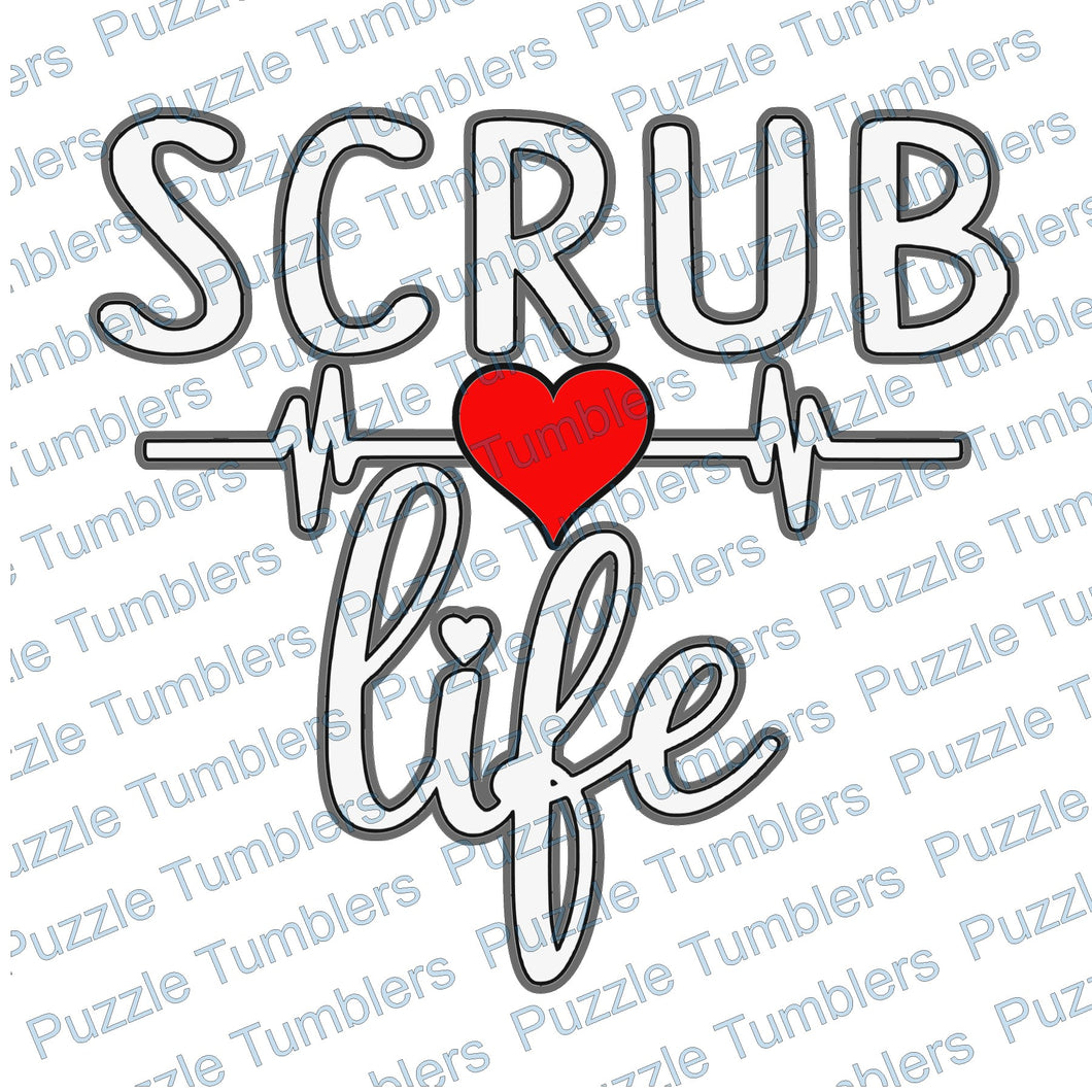 DIGITAL DOWNLOAD -    SCRUB LIFE SVG FILE - DESIGNED BY: JENNIFER SHORT 27