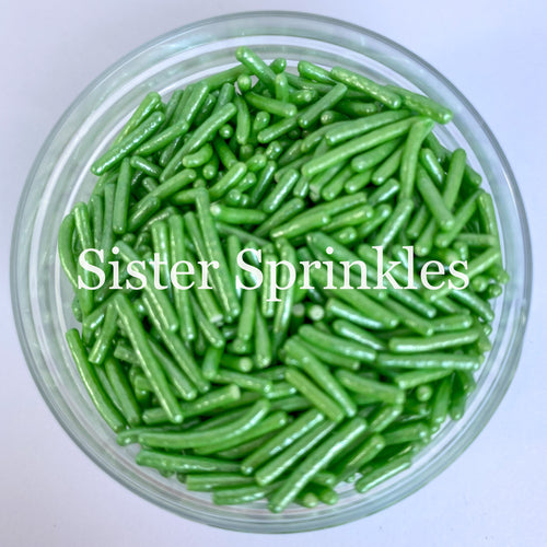 Deluxe Green Sprinkles 2oz Bag (by weight)