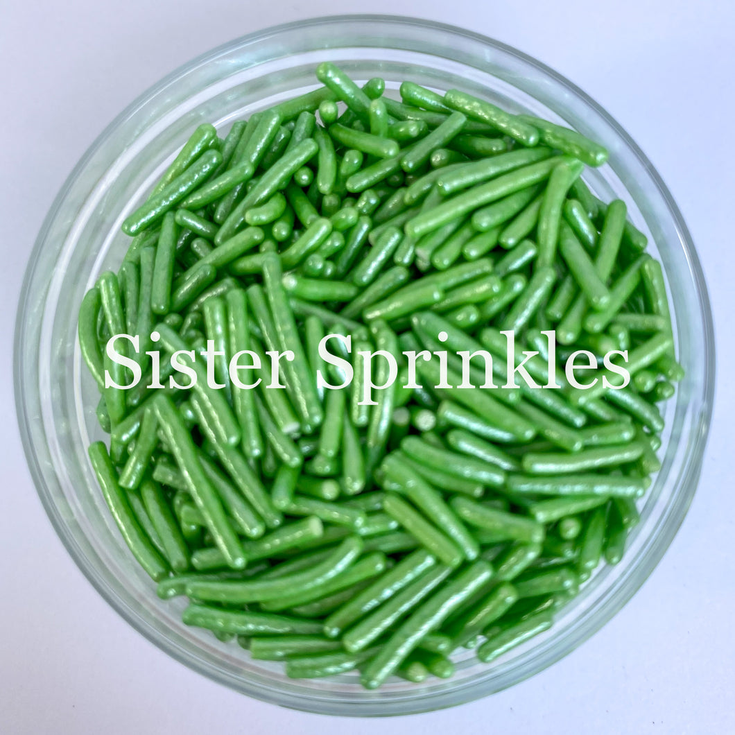 Deluxe Green Sprinkles 2oz Bag (by weight)