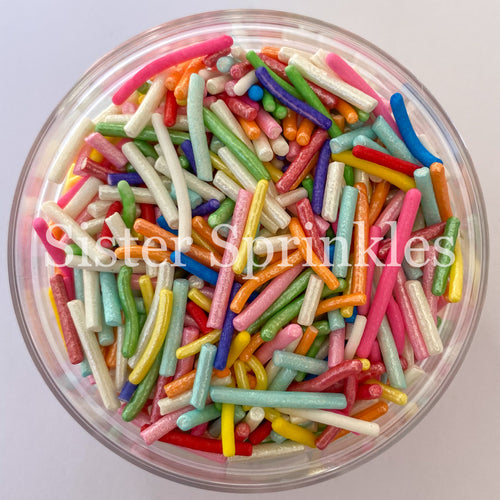 Deluxe Rainbow Sprinkles 2oz Bag (by weight)